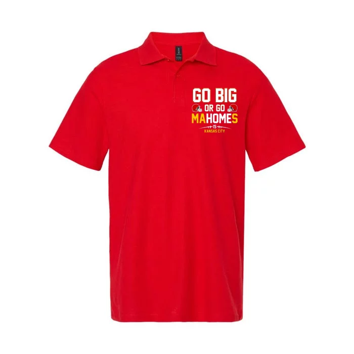 Go Big Or Go MaHomes Kansas City Softstyle Adult Sport Polo