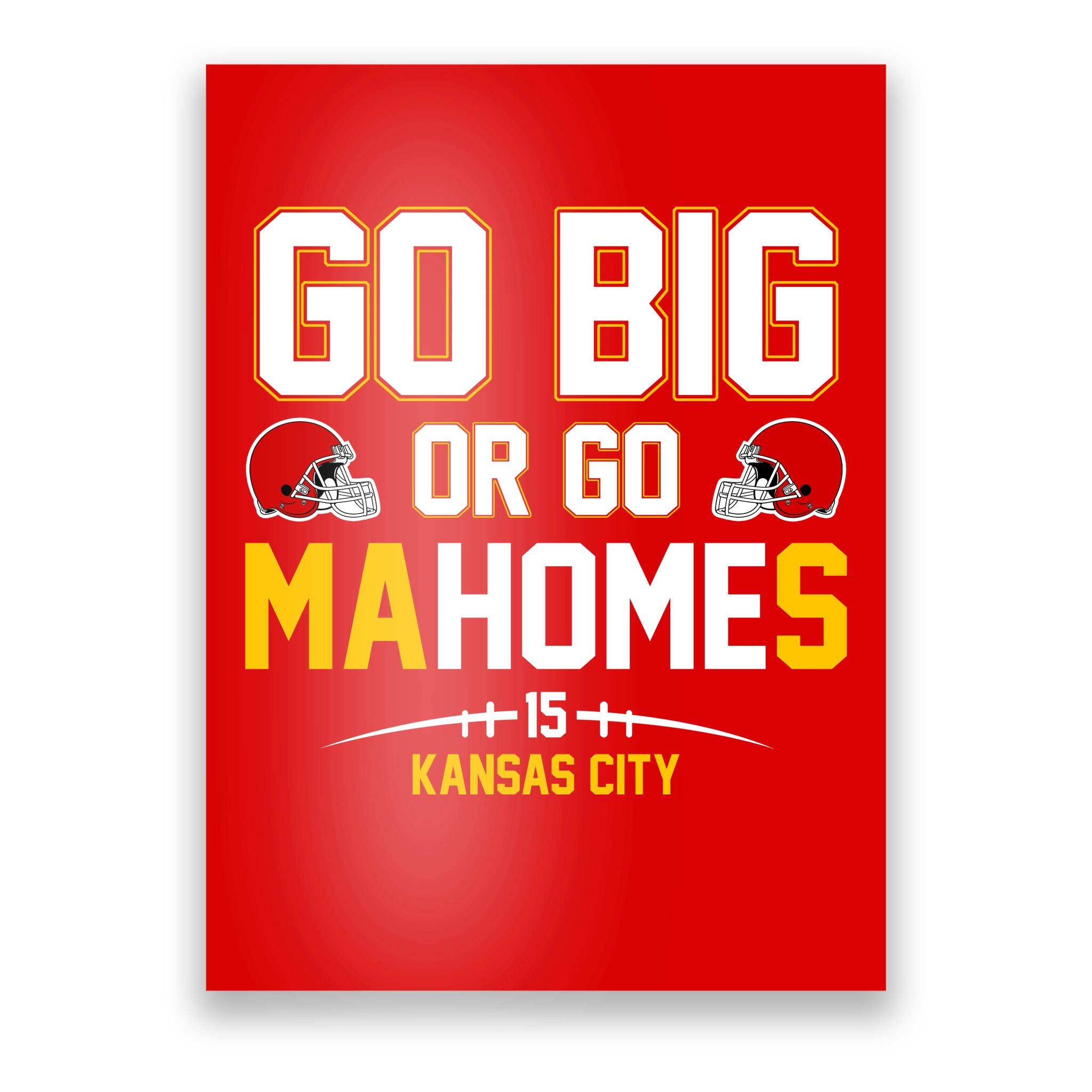 Teeshirtpalace Rolling with Mahomes KC Football Kids T-Shirt