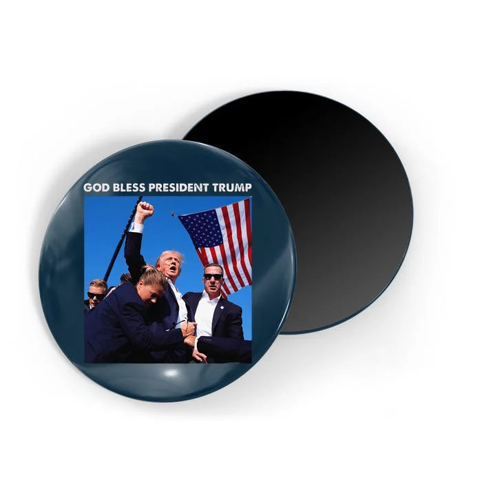 God Bless President Trump Shooting At Donald Trump Rally Magnet