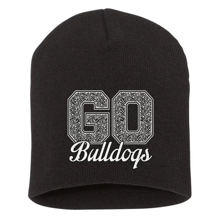 Go Bulldogs Pride Lawrence County Short Acrylic Beanie