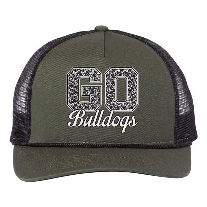 Go Bulldogs Pride Lawrence County Retro Rope Trucker Hat Cap