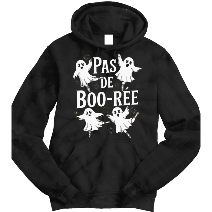 Ghost Ballet Pas De Boo Halloween Dance Tie Dye Hoodie