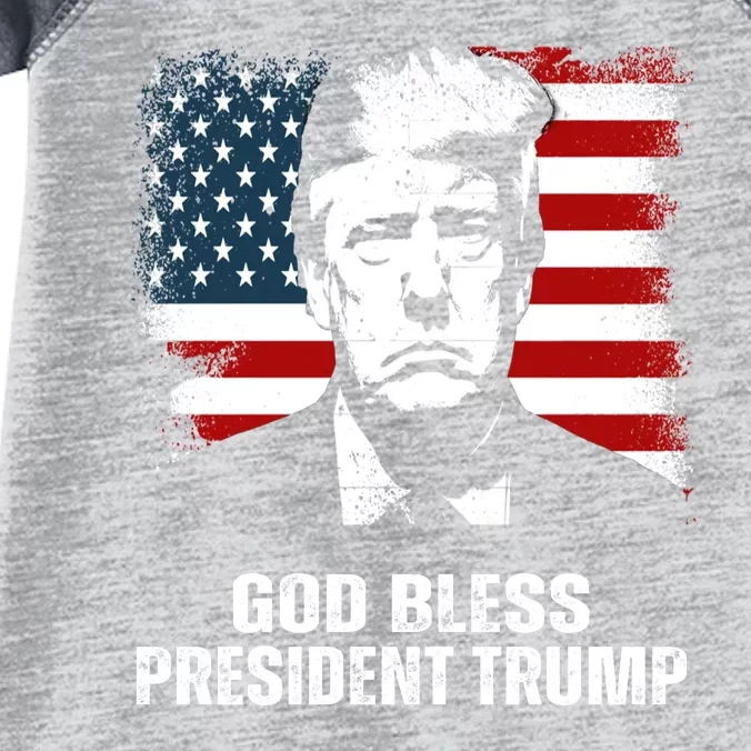 God Bless President Trump Trending Infant Baby Jersey Bodysuit