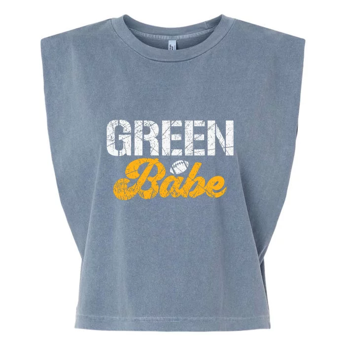 Green Babe Packers Unisex TShirt Garment-Dyed Women's Muscle Tee