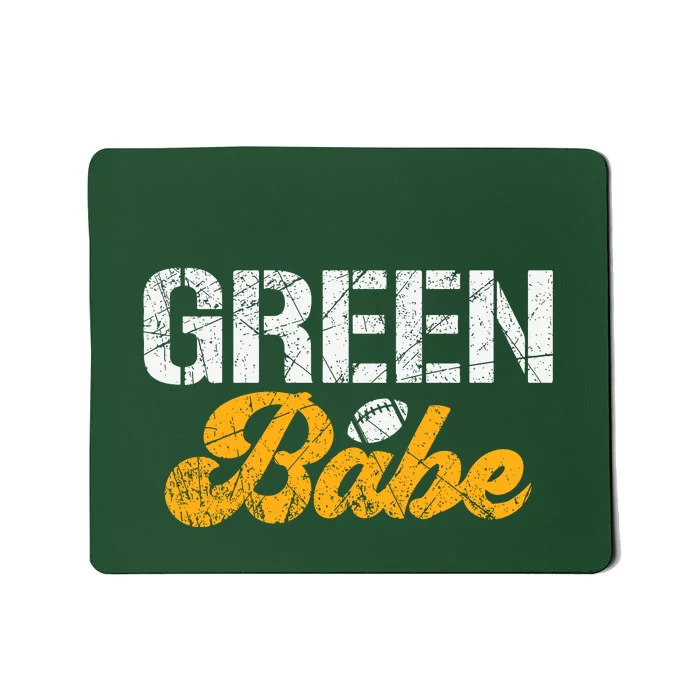 Green Babe Packers Unisex TShirt Mousepad