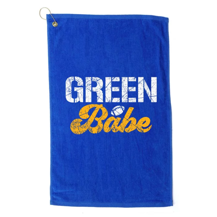 Green Babe Packers Unisex TShirt Platinum Collection Golf Towel