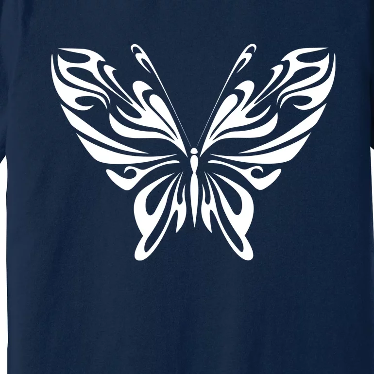 Grunge Butterfly Pattern Premium T-Shirt