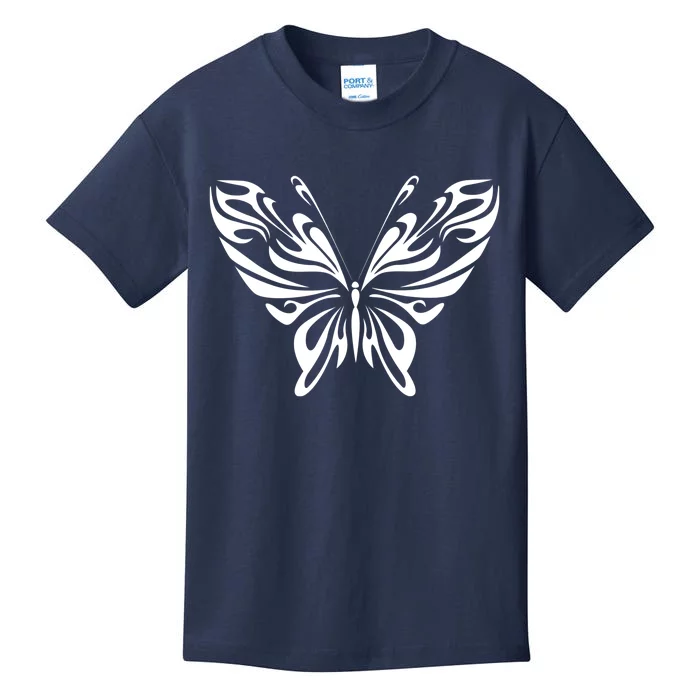 Grunge Butterfly Pattern Kids T-Shirt