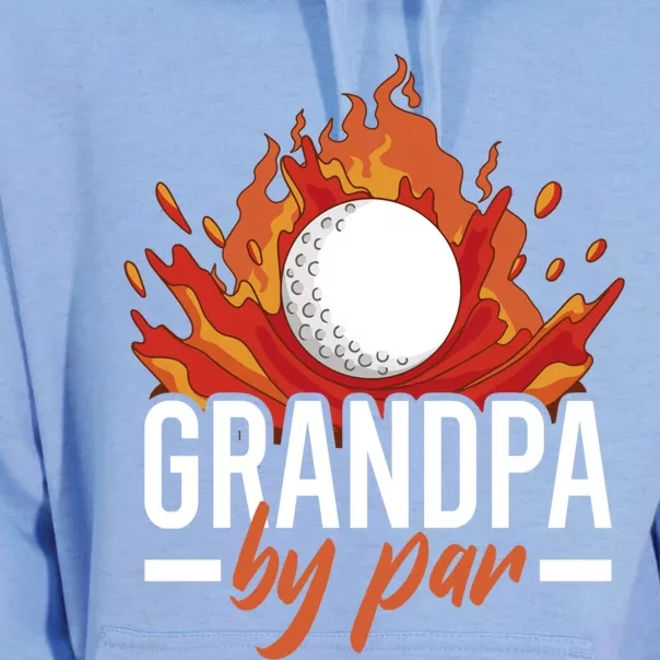 Grandpa By Par For Golf Meaningful Gift Unisex Surf Hoodie