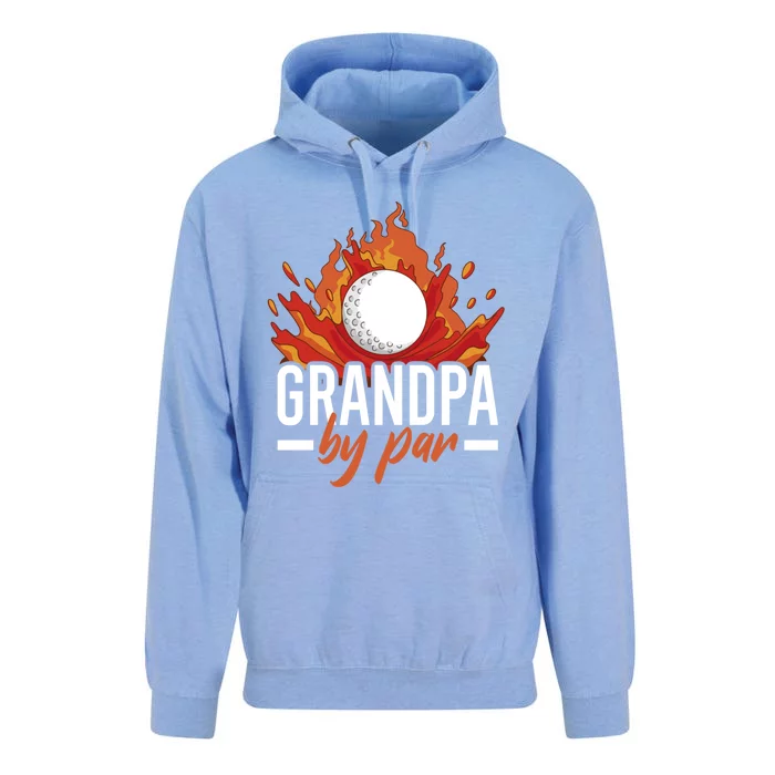 Grandpa By Par For Golf Meaningful Gift Unisex Surf Hoodie