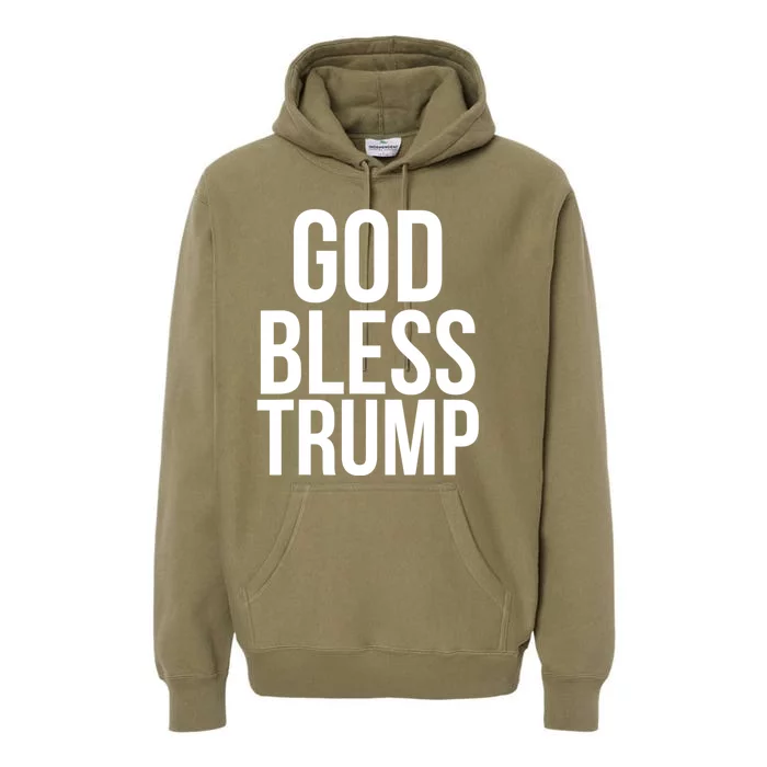 God Bless President Donald Trump Premium Hoodie