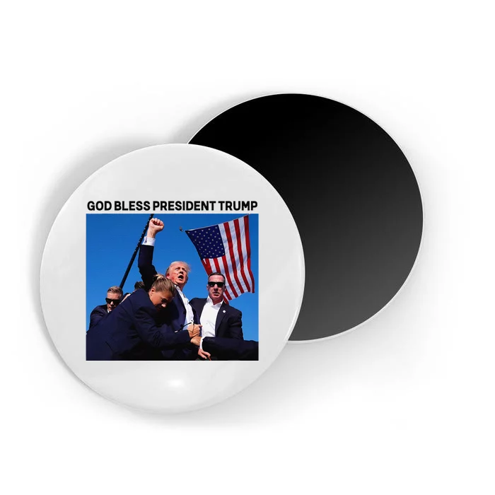 God Bless President Trump Shooting At Donald Trump Rally Magnet