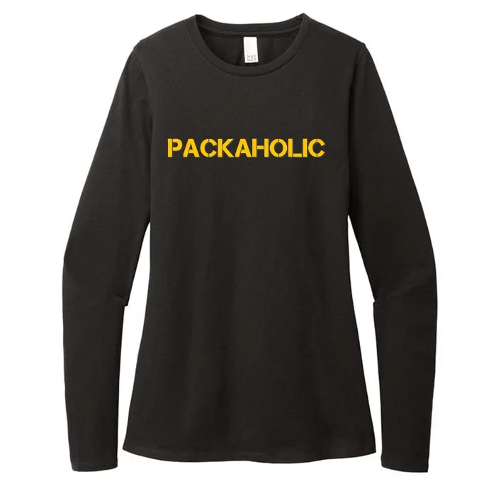 Green Bay Packaholic Womens CVC Long Sleeve Shirt