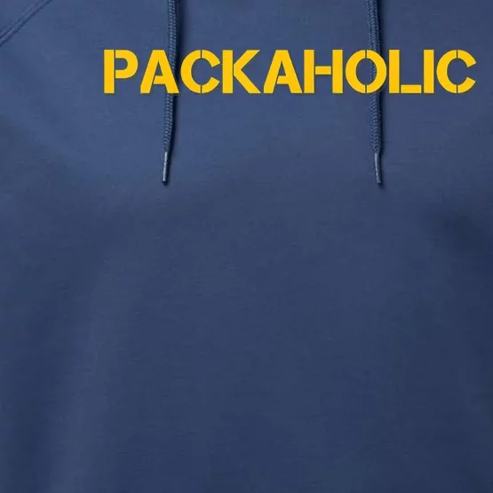 Green Bay Packaholic Performance Fleece Hoodie