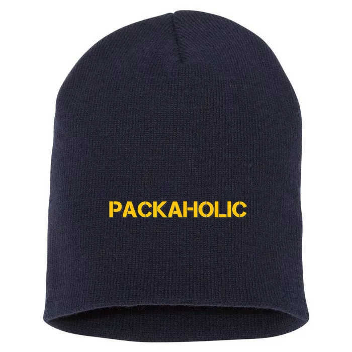 Green Bay Packaholic Short Acrylic Beanie