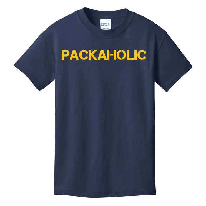 Green Bay Packaholic Kids T-Shirt