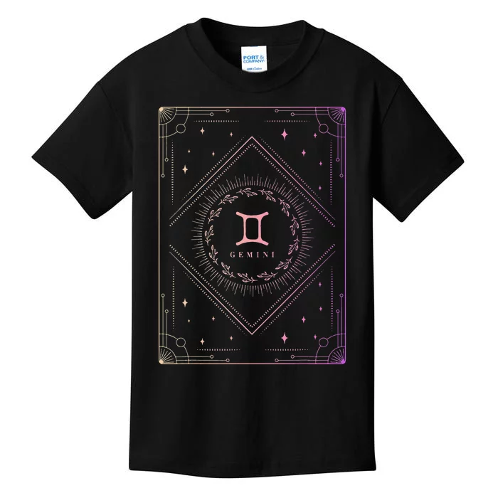 Gemini Birthday Present Wo Zodiac Sign Gemini Kids T-Shirt