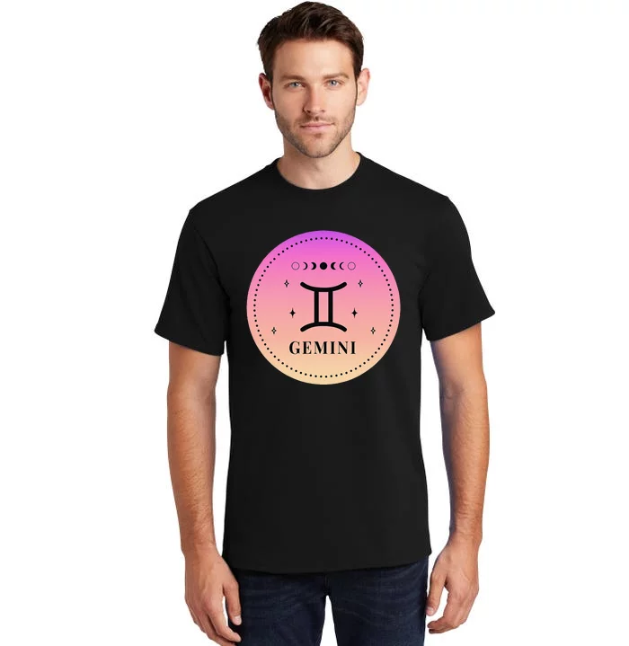 Gemini Birthday Present Wo Zodiac Sign Gemini Tall T-Shirt