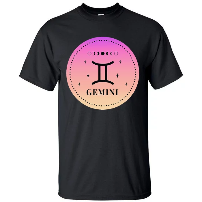 Gemini Birthday Present Wo Zodiac Sign Gemini Tall T-Shirt