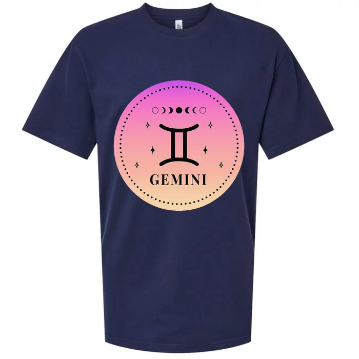 Gemini Birthday Present Wo Zodiac Sign Gemini Sueded Cloud Jersey T-Shirt