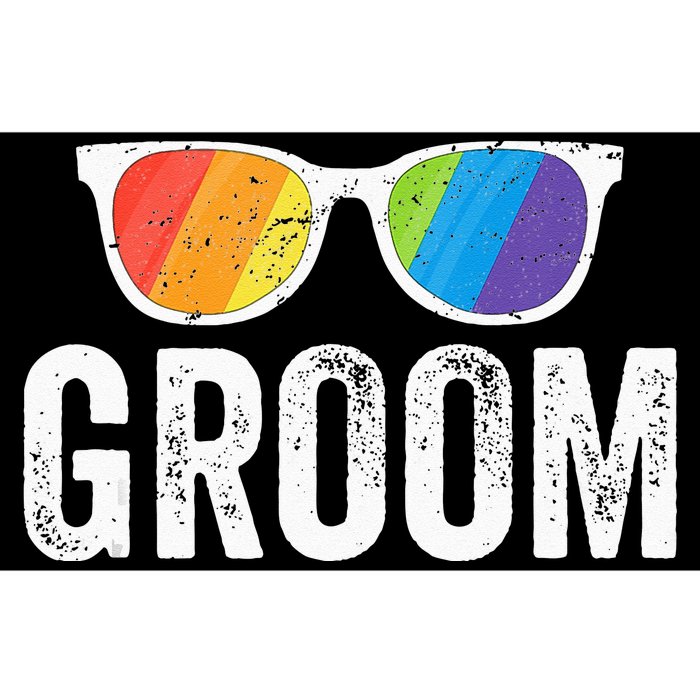 Groom Bachelor Party LGBT Same Sex Gay Wedding Husband Bumper Sticker