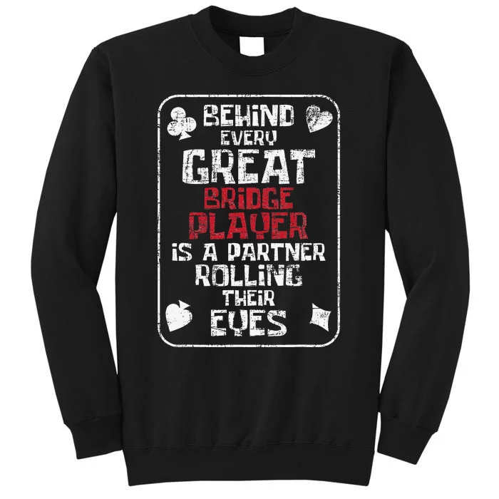 Great Bridge Player Deck Dealer Bridge Card Game Cardplay Sweatshirt