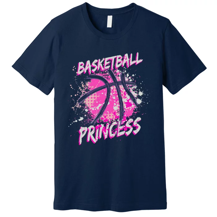 Girl Basketball Princess Premium T-Shirt