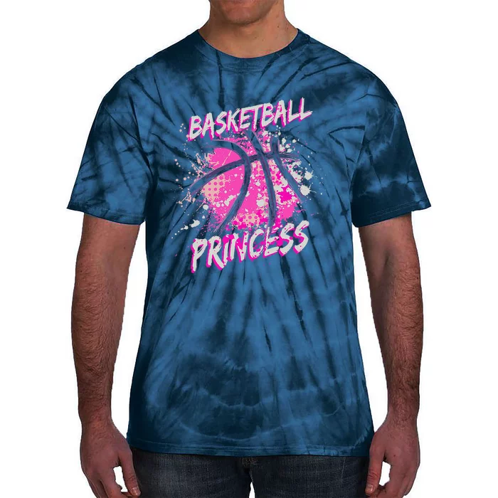 Girl Basketball Princess Tie-Dye T-Shirt