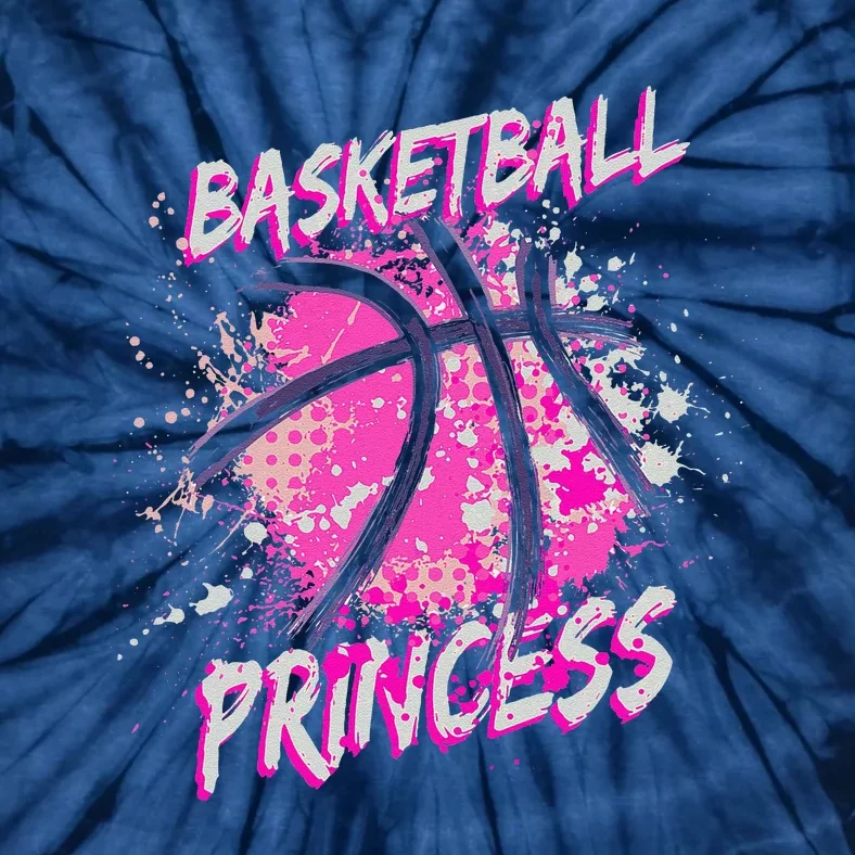 Girl Basketball Princess Tie-Dye T-Shirt