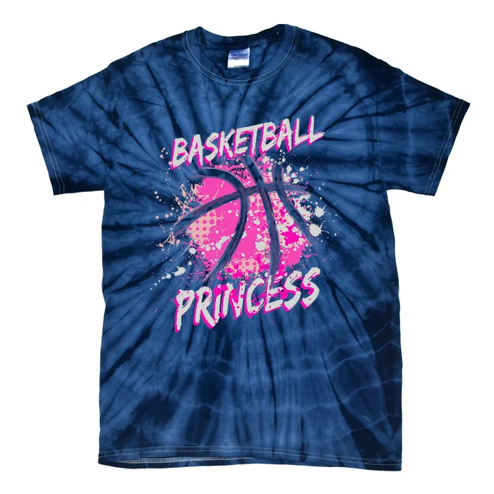 Girl Basketball Princess Tie-Dye T-Shirt