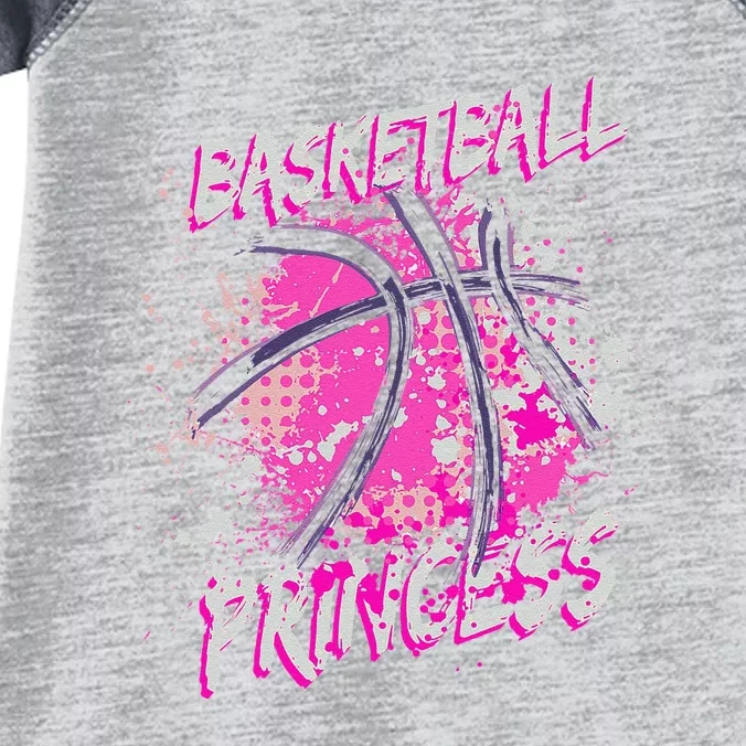 Girl Basketball Princess Infant Baby Jersey Bodysuit