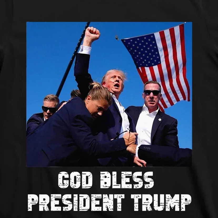 God Bless President Trump Donald Trump 2024 T-Shirt