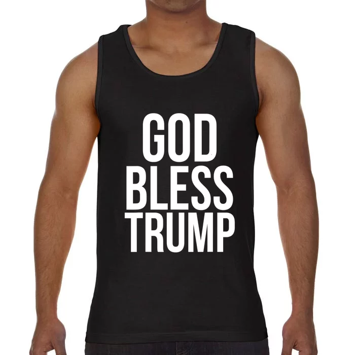 God Bless President Donald Trump Gift Comfort Colors® Tank Top