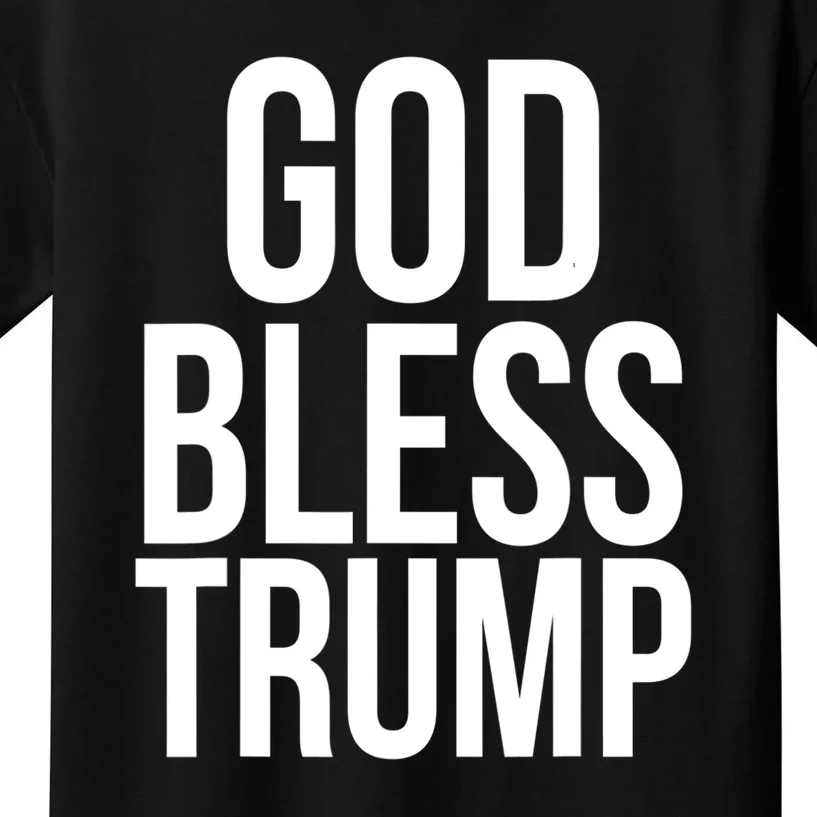 God Bless President Donald Trump Gift Kids T-Shirt