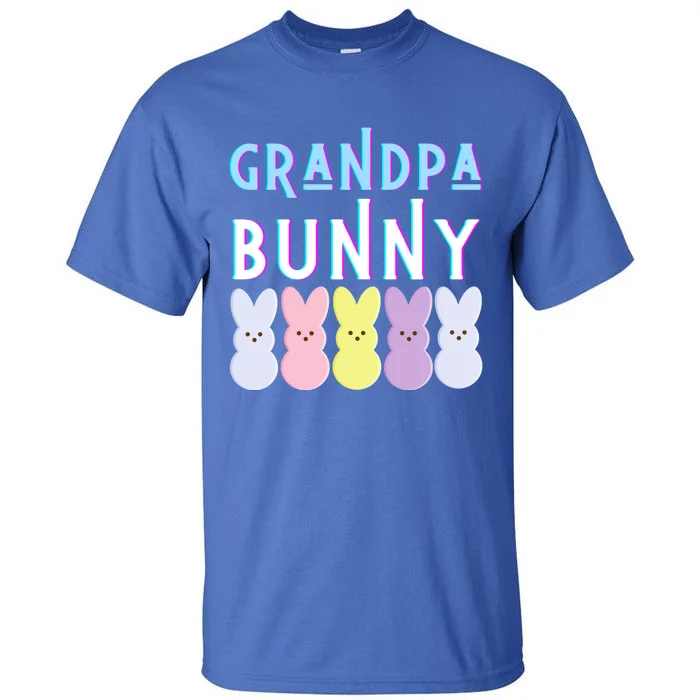 Grandpa Bunny Pap Funny Easter Bunny Dad Mom Fun Gift Tall T-Shirt