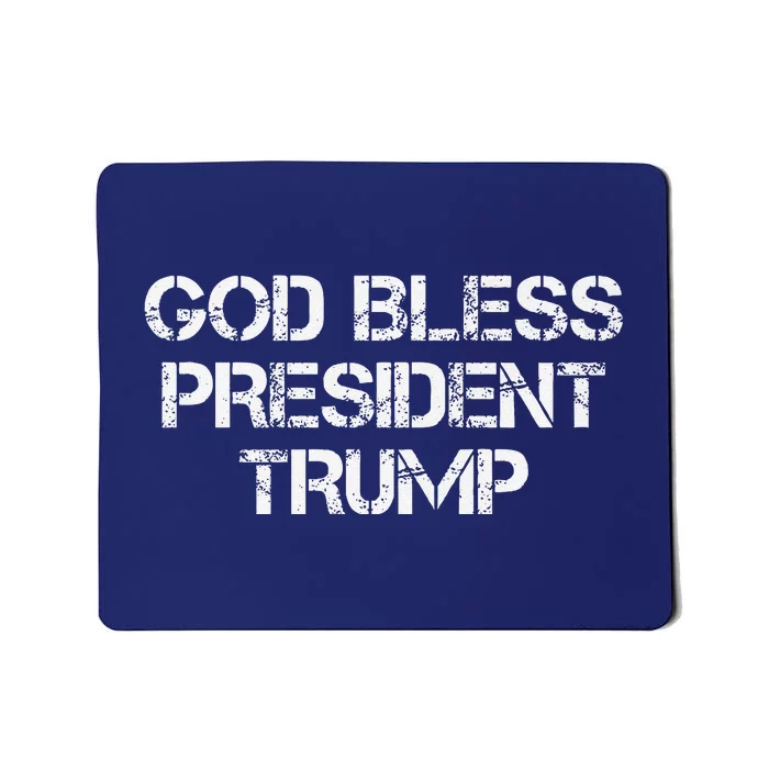 God Bless President Trump 2024 Support Trump Election 2024 Premium Mousepad