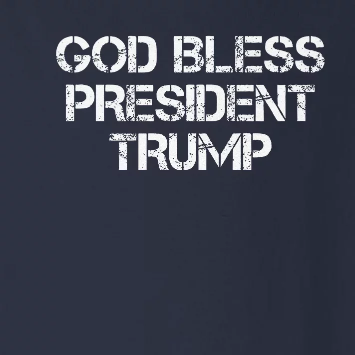 God Bless President Trump 2024 Support Trump Election 2024 Premium Toddler Long Sleeve Shirt