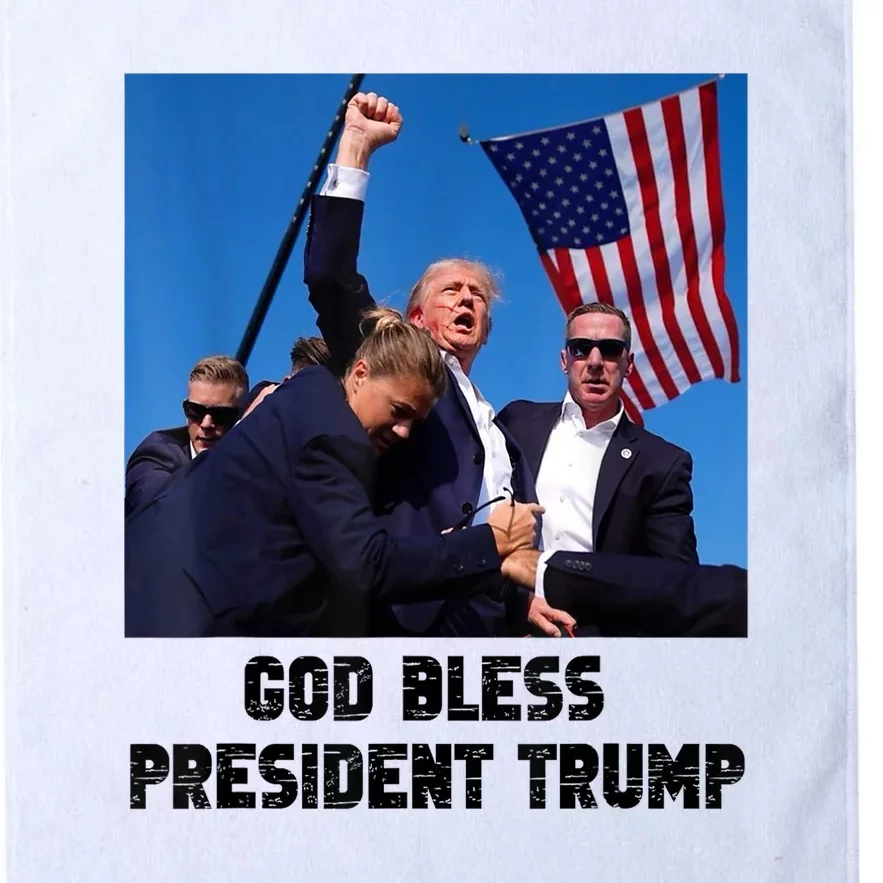 God Bless President Trump Donald Gift Trump 2024 Platinum Collection Golf Towel