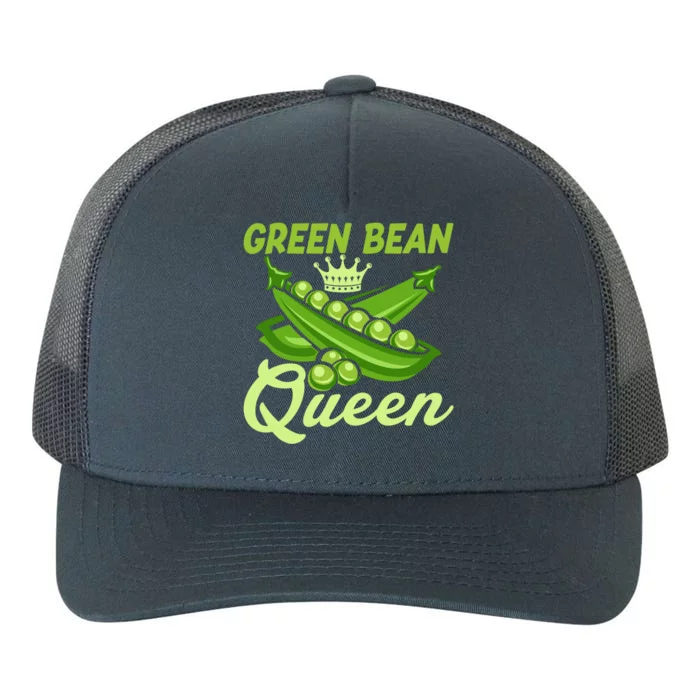 Green Bean Queen Funny Veganism Veggie Gift Yupoong Adult 5-Panel Trucker Hat