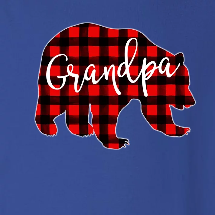 Grandpa Bear Red Plaid Matching Family Christmas Eve Buffalo Cute Gift Toddler Long Sleeve Shirt