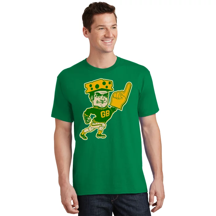 Green Bay Retro Style Packers Fan Go Pack T-Shirt