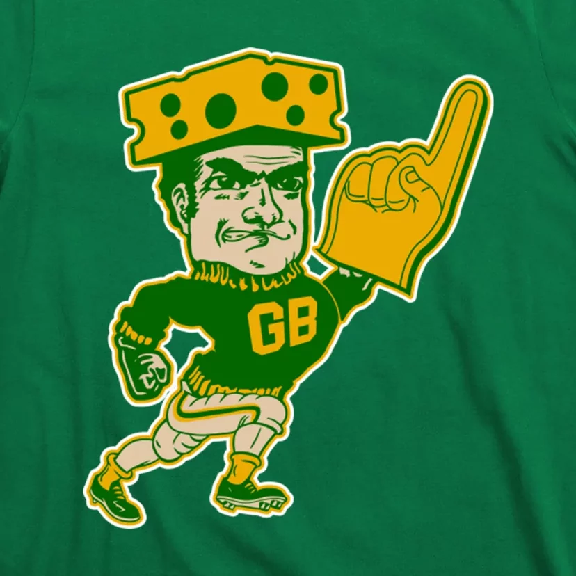 Green Bay Retro Style Packers Fan Go Pack T-Shirt