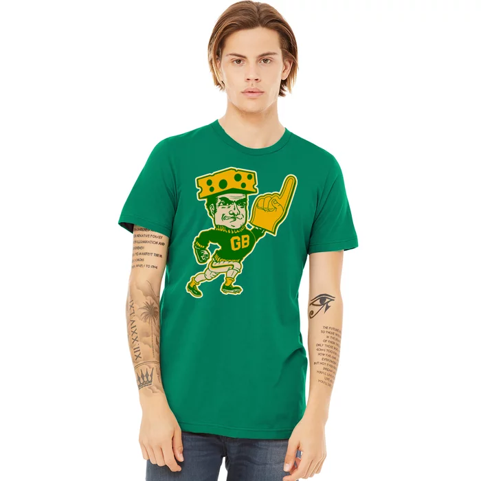 Green Bay Retro Style Packers Fan Go Pack Premium T-Shirt