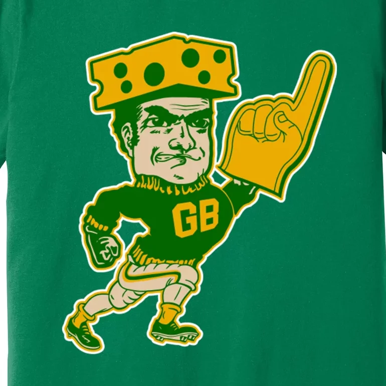 Green Bay Retro Style Packers Fan Go Pack Premium T-Shirt