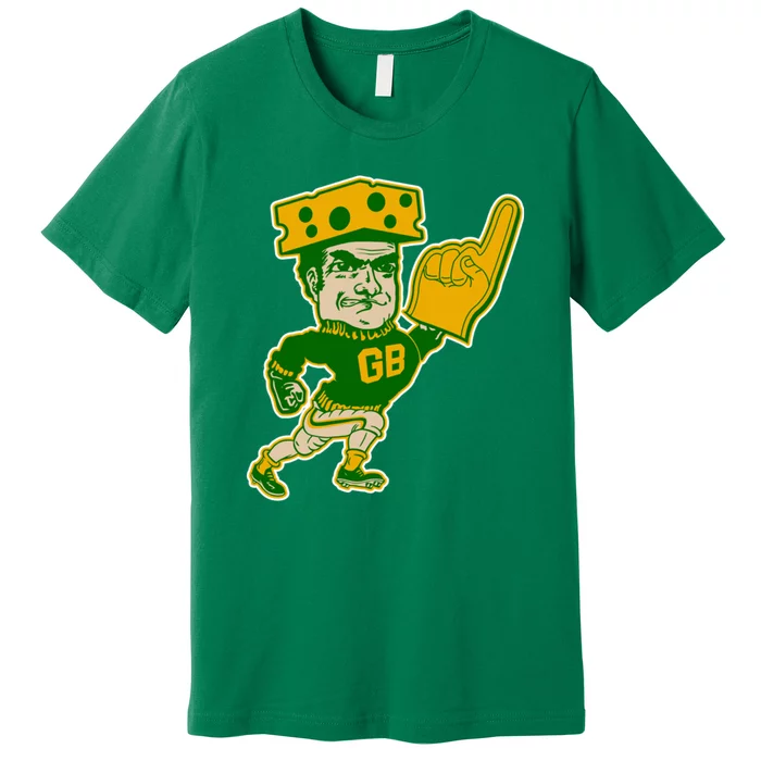 Green Bay Retro Style Packers Fan Go Pack Premium T-Shirt