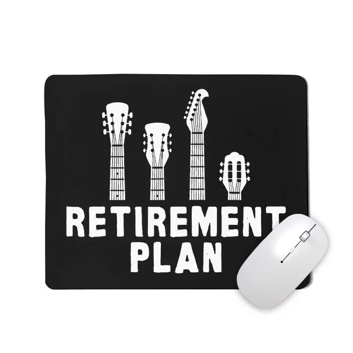 Guitare Band Retirement Plan Musik CD & Vinyl Vintage Mousepad