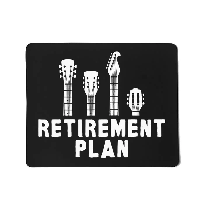 Guitare Band Retirement Plan Musik CD & Vinyl Vintage Mousepad