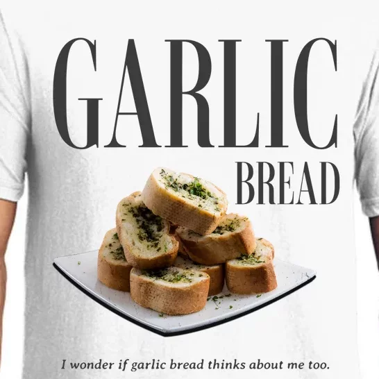 Garlic Bread Retro Food Bootleg Pajama Set