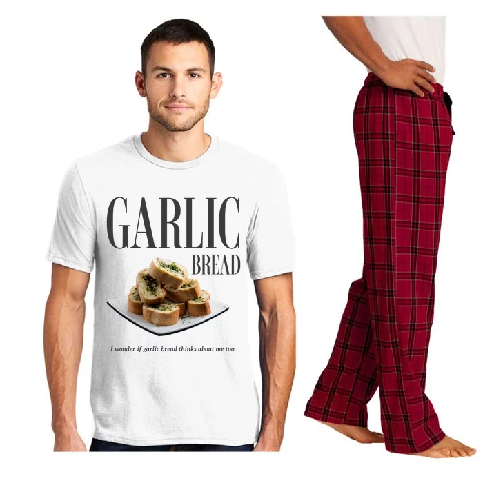 Garlic Bread Retro Food Bootleg Pajama Set