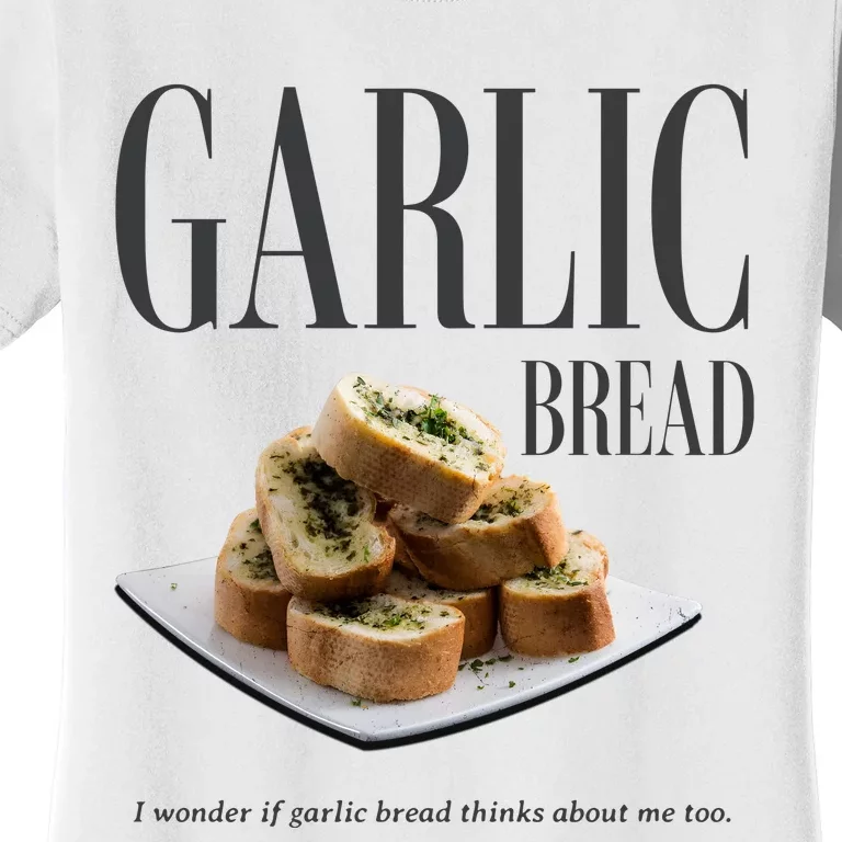 Garlic Bread Retro Food Bootleg Women's T-Shirt